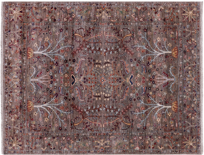 Hand Knotted Persian Tabriz Wool Rug