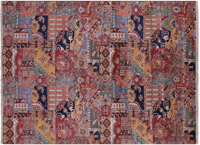 Hand Knotted Super Kazak Wool Rug