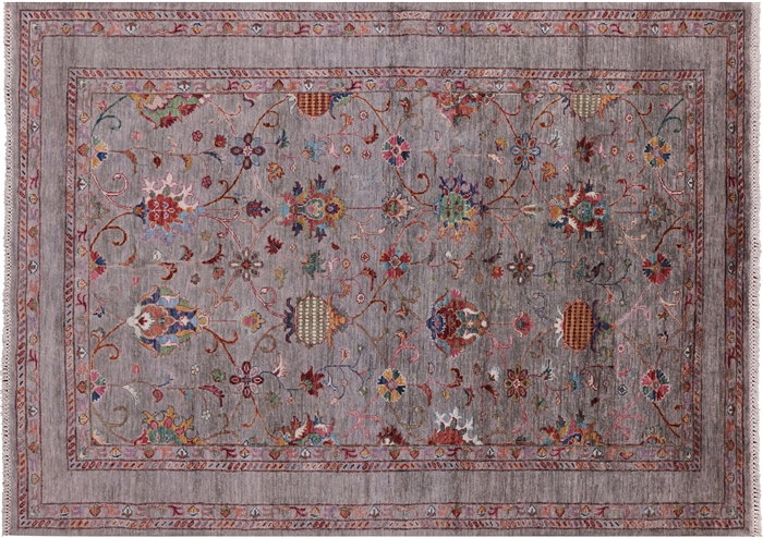 Persian Tabriz Hand Knotted Wool Rug