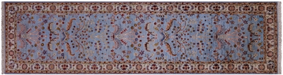 Runner Persian Tabriz Hand Knotted Rug