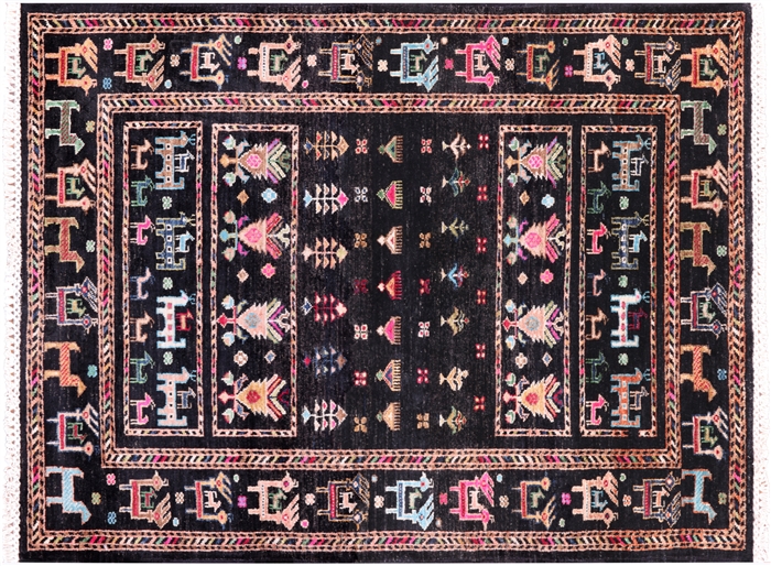 Tribal Persian Gabbeh Handmade Rug