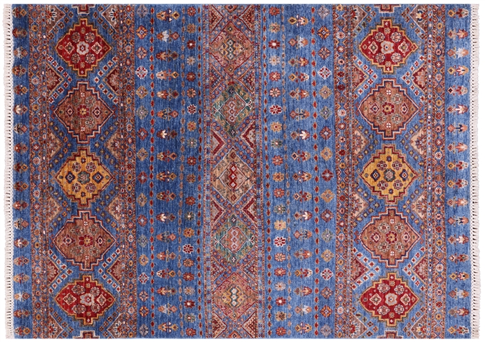 Handmade Khorjin Super Kazak Rug