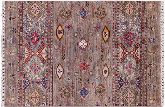 Khorjin Super Kazak Hand Knotted Wool Rug