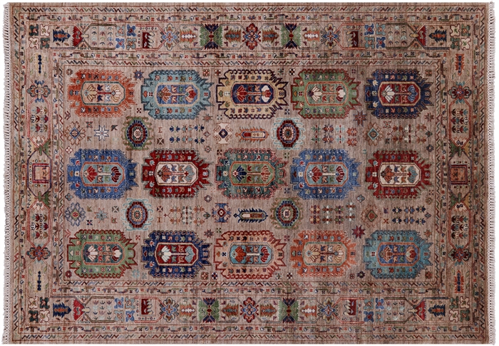 Handmade Fine Turkmen Ersari Wool Rug