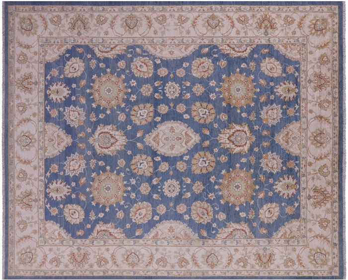 Turkish Oushak Hand Knotted Wool Rug