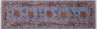 Persian Tabriz Handmade Wool Runner Rug