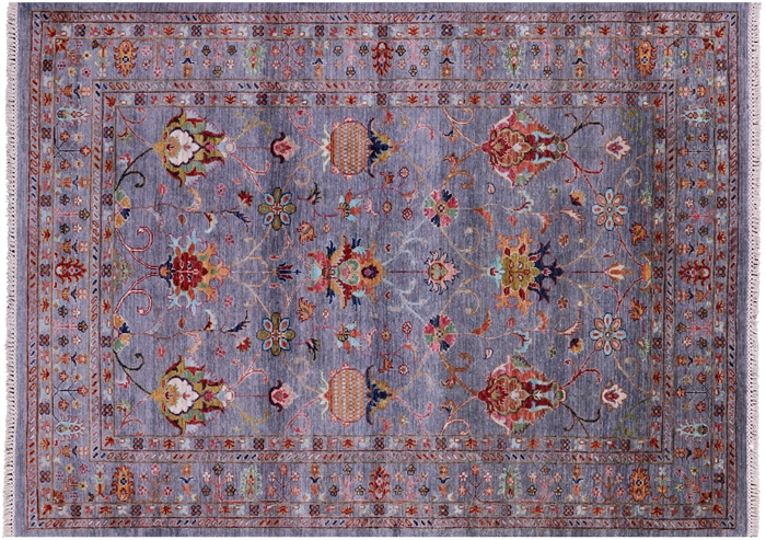 Persian Tabriz Hand-Knotted Rug