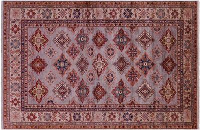 Super Kazak Hand Knotted Wool Rug