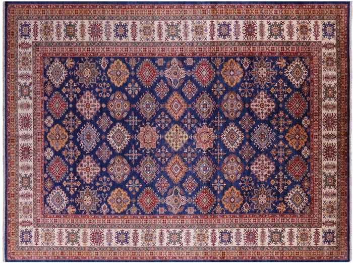 Super Kazak Hand Knotted Wool Rug