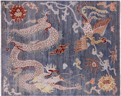 Dragon And Phoenix Handmade Wool Rug