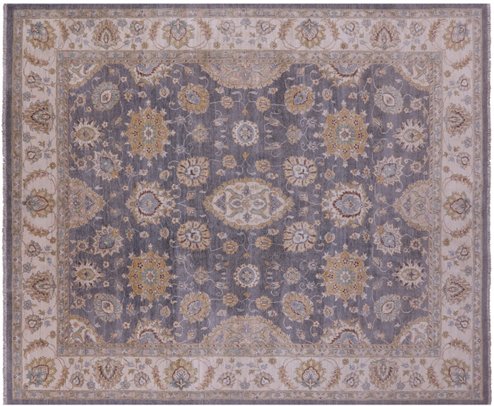 Handmade Turkish Oushak Wool Rug