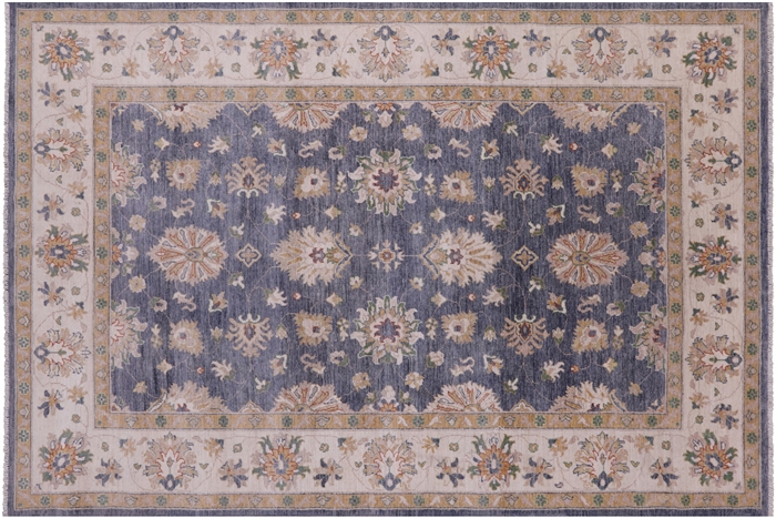 Hand Knotted Turkish Oushak Wool Rug