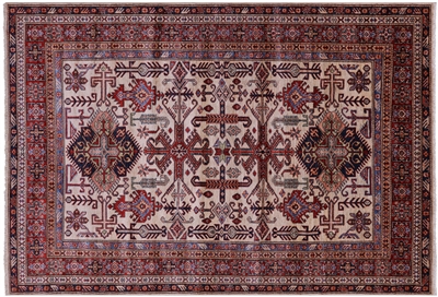 Super Kazak Hand Knotted Wool Rug