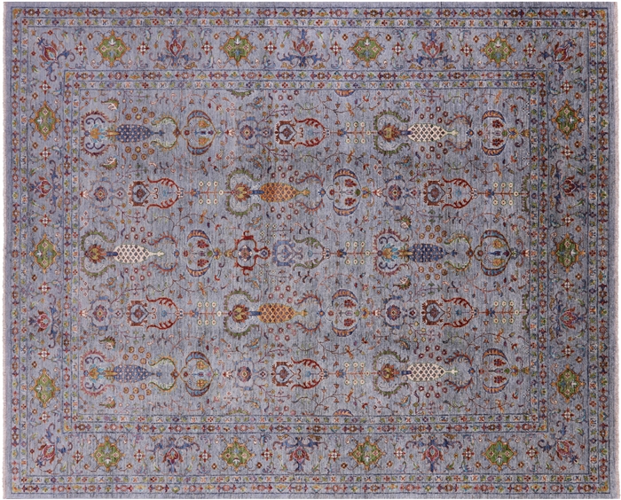 Hand Knotted Persian Tabriz Wool Rug