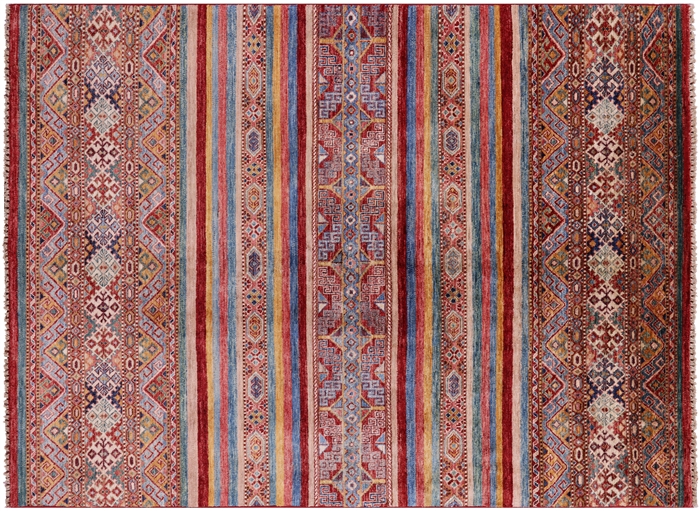 Handmade Khorjin Super Kazak Wool Rug