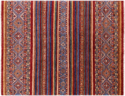 Handmade Khorjin Super Kazak Wool Rug