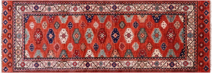 Handmade Fine Turkmen Runner Rug