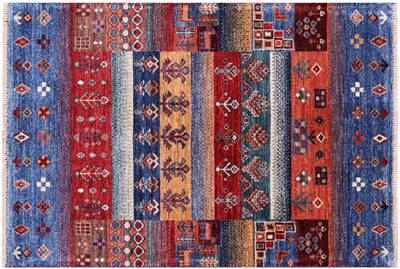 Persian Gabbeh Tribal Hand Knotted Wool Rug