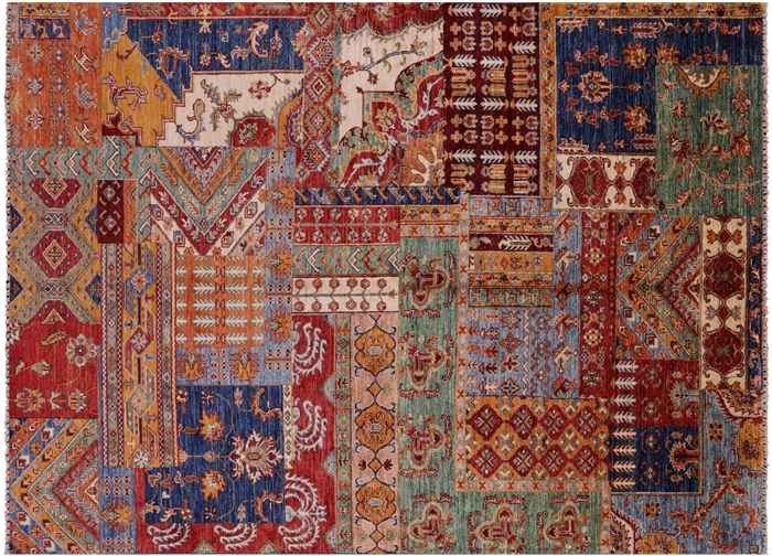 Super Kazak Handmade Wool Rug