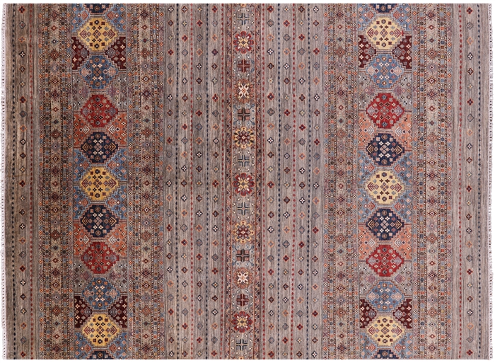 Handmade Khorjin Super Kazak Wool Rug