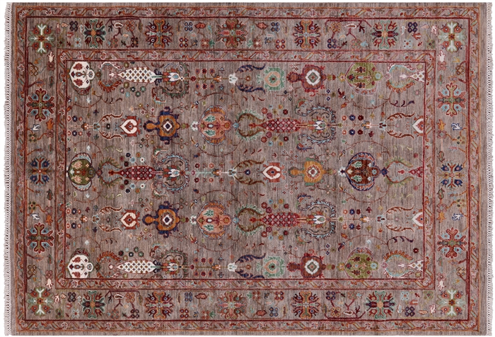 Persian Tabriz Hand Knotted Wool Rug