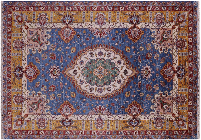 Persian Tabriz Hand Knotted Wool Rug