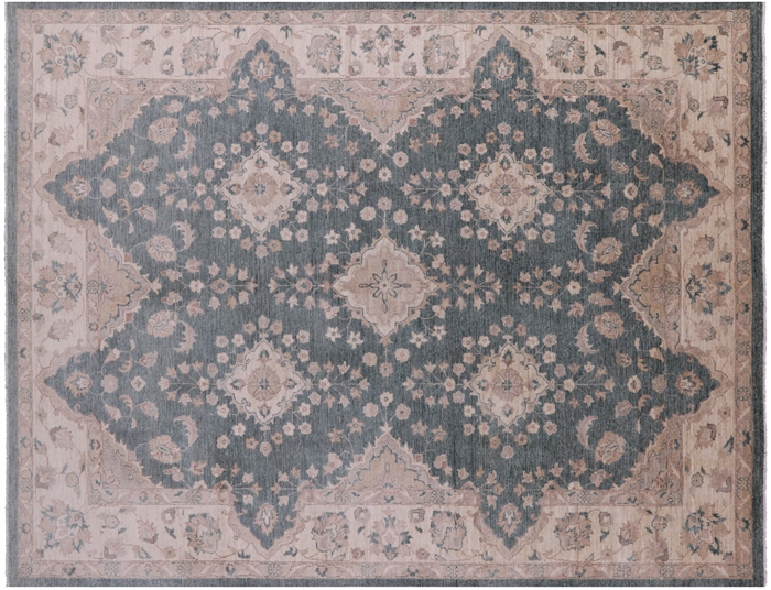 Handmade Turkish Oushak Wool Rug