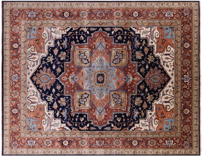 Heriz Serapi Handmade Wool Rug