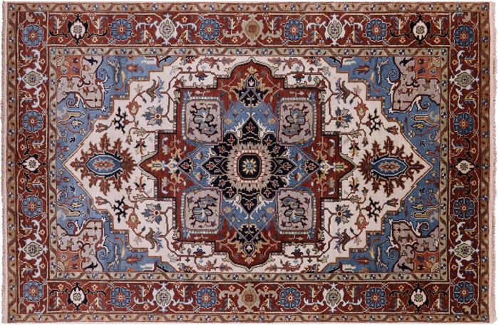 Heriz Serapi Handmade Wool Rug