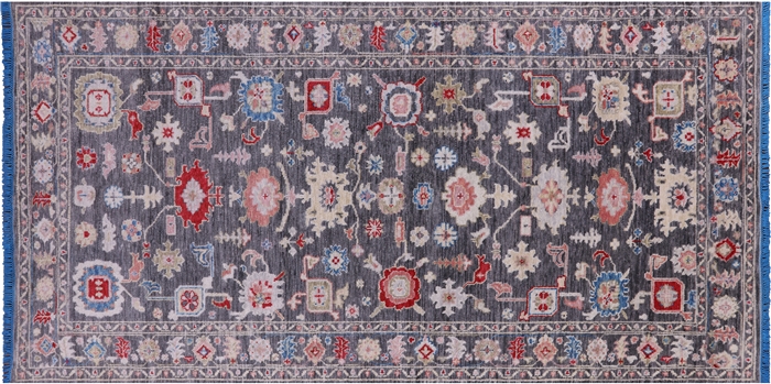 Handmade Turkish Oushak Wool Rug