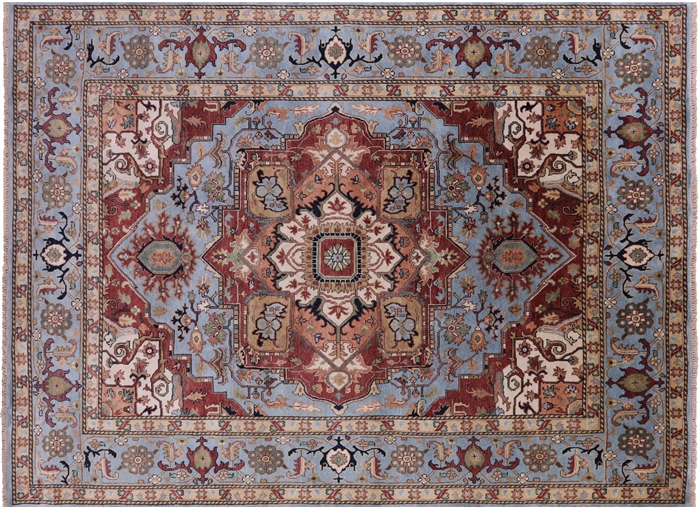 Heriz Serapi Handmade Wool Rug