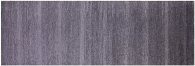 Grey Hand Knotted Savannah Grass Wool & Silk Rug 6' 1" X 18' 3" - Q11973