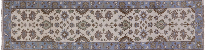 Runner Hand Knotted Oushak Rug