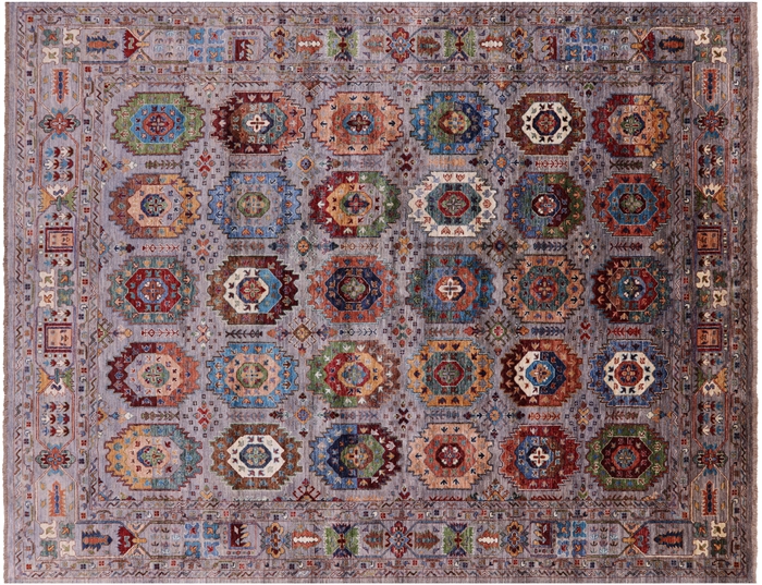 Hand Knotted Fine Turkmen Wool Rug