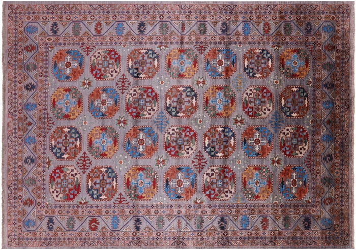 Bokhara Hand-Knotted Wool Rug