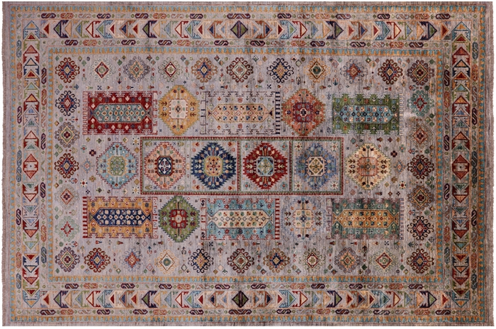 Fine Turkmen Ersari Hand-Knotted Wool Rug