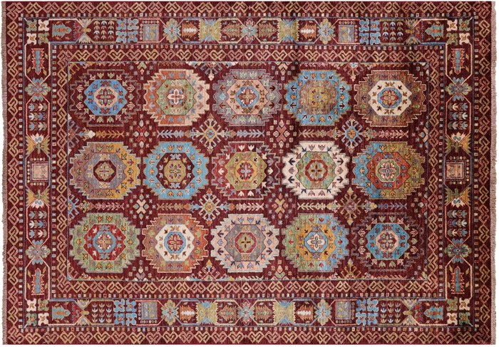 Fine Turkmen Hand Knotted Wool Rug