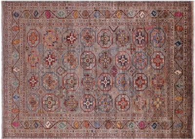 Bokhara Hand-Knotted Wool Rug