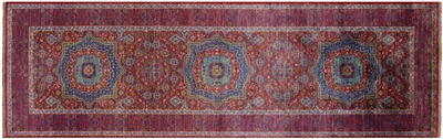 Runner Mamluk Hand-Knotted Wool Rug