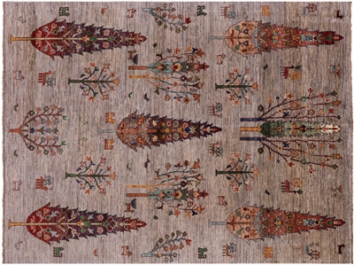 Handmade Tribal Persian Gabbeh Wool Rug