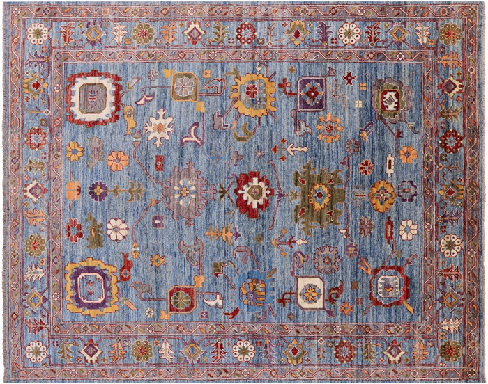 Turkish Oushak Handmade Wool Rug