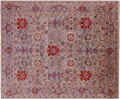 Hand-Knotted Persian Fine Serapi Wool Rug