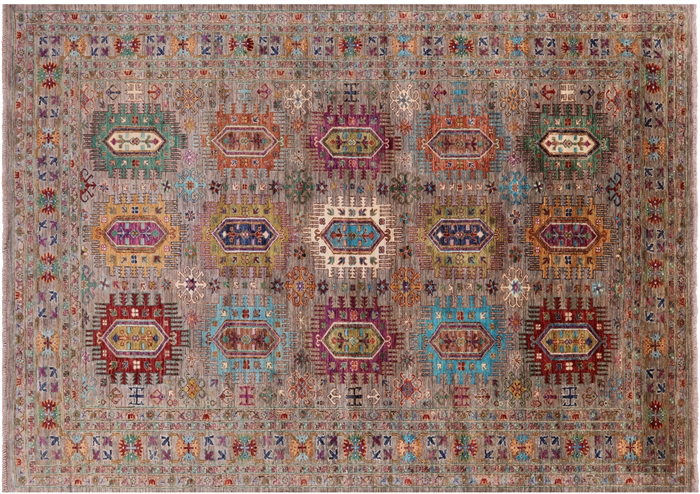 Handmade Fine Turkmen Ersari Wool Rug