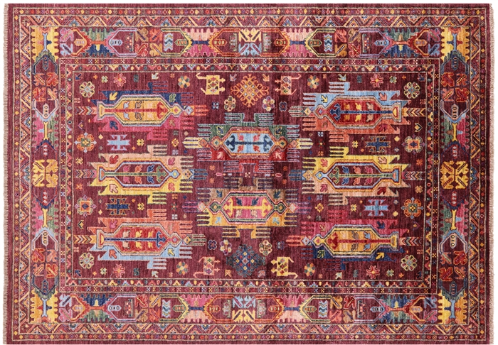 Tribal Fine Serapi Handmade Wool Rug