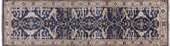 Handmade Turkish Oushak Runner Rug