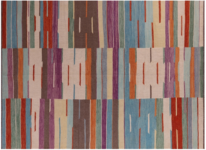 Kilim Flat Weave Wool On Wool Rug