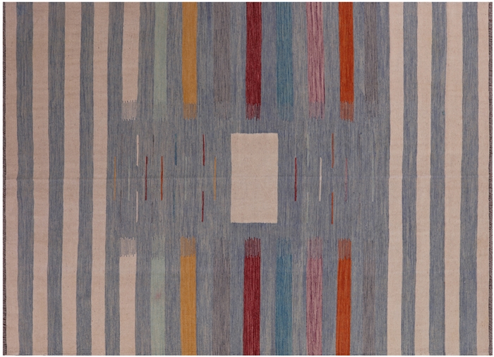 Kilim Flat Weave Wool On Wool Rug