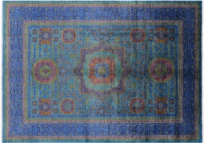Geometric Mamluk Handmade Wool Rug