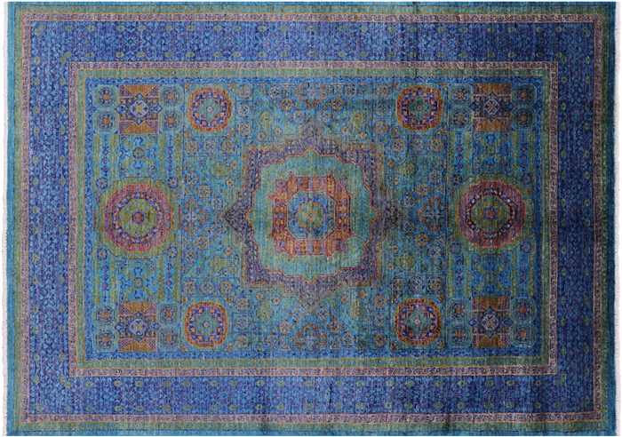 Geometric Mamluk Handmade Wool Rug