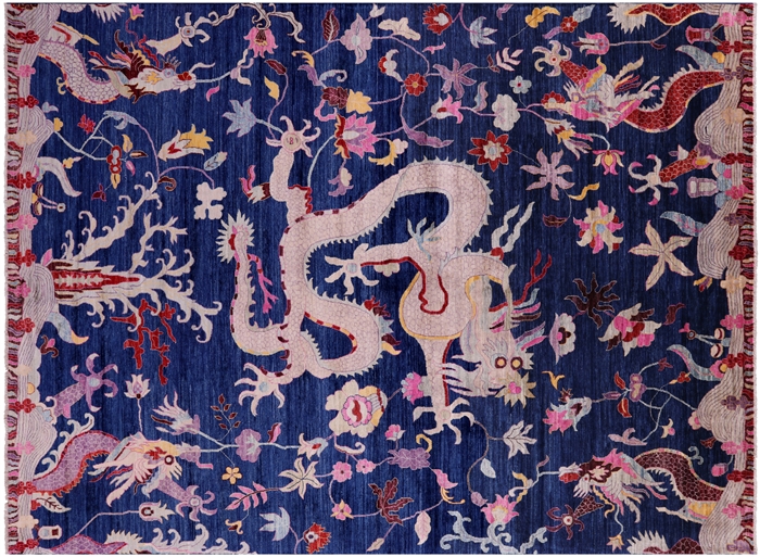 Dragon Design Handmade Wool Rug